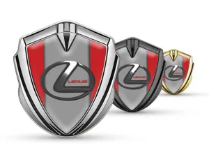 Lexus Car Logo Badges Minimal Style Universal Fit